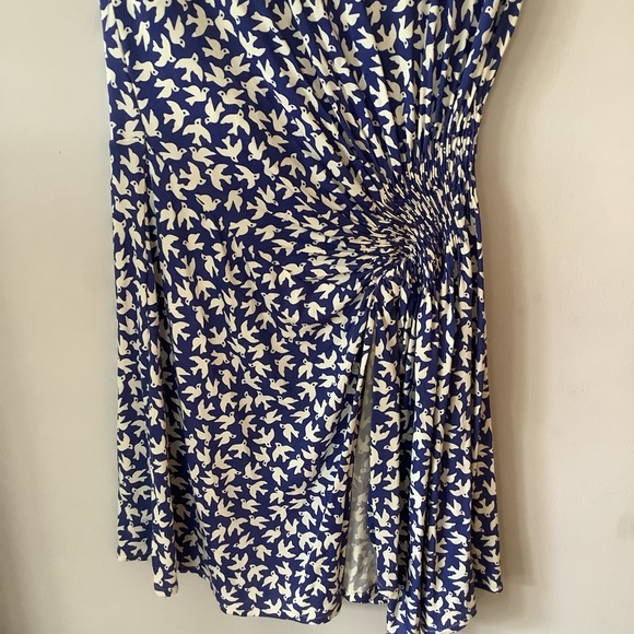 Anthropologie brand Leifnotes blue dove dress size small - Picture 2 of 9